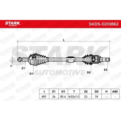 Półoś Napędowa Stark SKDS-0210862 SKDS-0210862 - foto 8