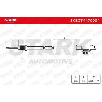 Czujnik temperatury spalin Stark SKEGT-1470004 SKEGT-1470004 - foto 6