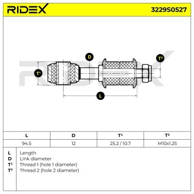 Łącznik Stabilizatora RIDEX 3229S0527 3229S0527 - foto 5