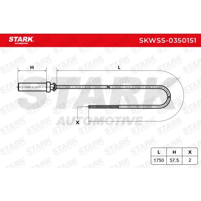Czujnik ABS Stark SKWSS-0350151 SKWSS-0350151 - foto 5