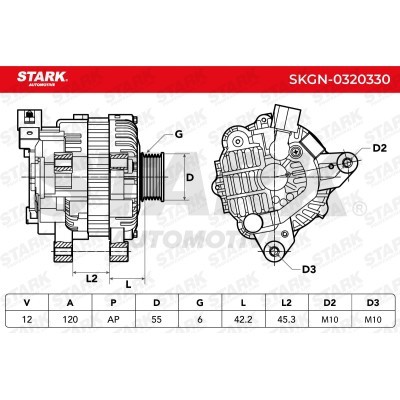 Alternator Stark SKGN-0320330 SKGN-0320330 - foto 7