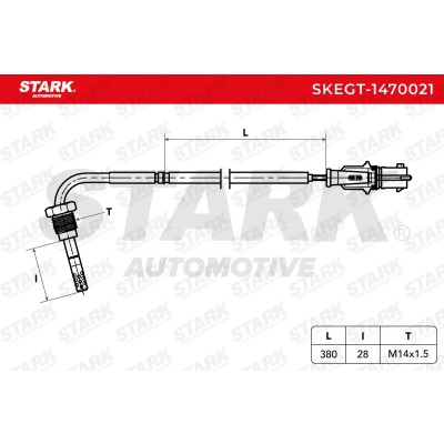 Czujnik temperatury spalin Stark SKEGT-1470021 SKEGT-1470021 - foto 6