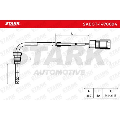 Czujnik temperatury spalin Stark SKEGT-1470094 SKEGT-1470094 - foto 6