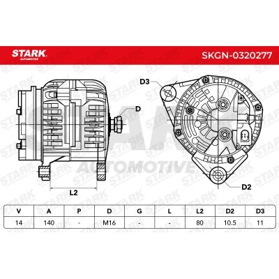 Alternator Stark SKGN-0320277 SKGN-0320277 - foto 7