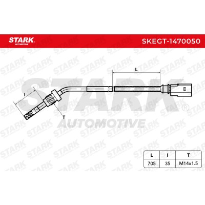 Czujnik temperatury spalin Stark SKEGT-1470050 SKEGT-1470050 - foto 6