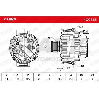 Alternator Stark SKGN-0321087 SKGN-0321087 - foto 7