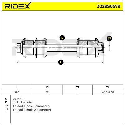 Łącznik Stabilizatora RIDEX 3229S0579 3229S0579 - foto 5