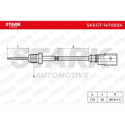 Czujnik temperatury spalin Stark SKEGT-1470024 SKEGT-1470024 - foto 6