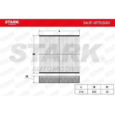 Filtr Kabinowy Stark SKIF-0170300 SKIF-0170300 - foto 3