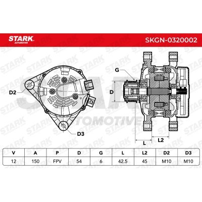 Alternator Stark SKGN-0320002 SKGN-0320002 - foto 7
