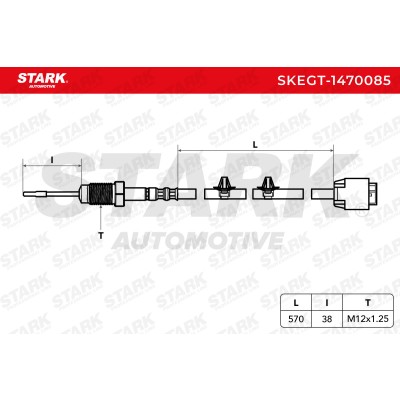 Czujnik temperatury spalin Stark SKEGT-1470085 SKEGT-1470085 - foto 6