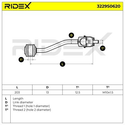 Łącznik Stabilizatora RIDEX 3229S0620 3229S0620 - foto 6