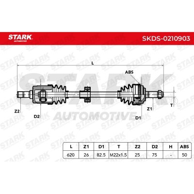 Półoś Napędowa Stark SKDS-0210903 SKDS-0210903 - foto 14