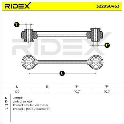 Łącznik Stabilizatora RIDEX 3229S0453 3229S0453 - foto 2