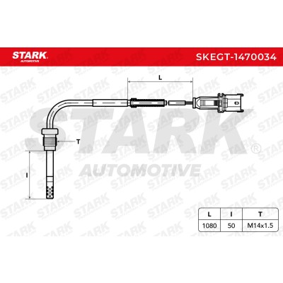 Czujnik temperatury spalin Stark SKEGT-1470034 SKEGT-1470034 - foto 6