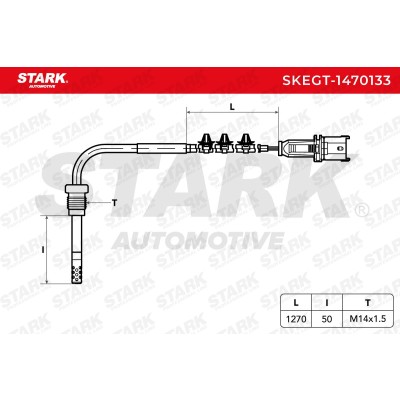Czujnik temperatury spalin Stark SKEGT-1470133 SKEGT-1470133 - foto 5