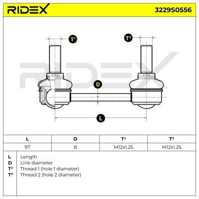 Łącznik Stabilizatora RIDEX 3229S0556 3229S0556 - foto 5