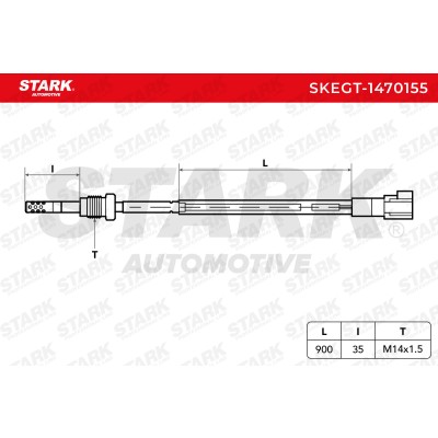 Czujnik temperatury spalin Stark SKEGT-1470155 SKEGT-1470155 - foto 6