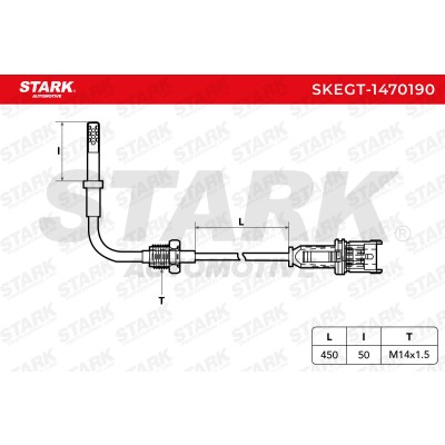 Czujnik temperatury spalin Stark SKEGT-1470190 SKEGT-1470190 - foto 6