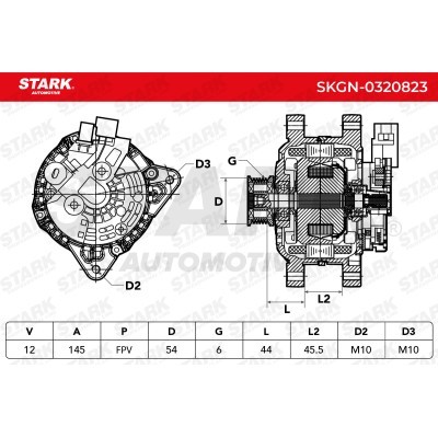 Alternator Stark SKGN-0320823 SKGN-0320823 - foto 5