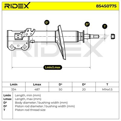Amortyzator RIDEX 854S0775 854S0775 - foto 6