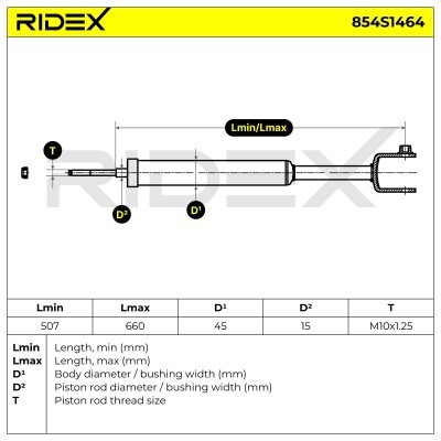 Amortyzator RIDEX 854S1464 854S1464 - foto 6