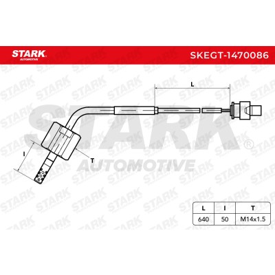 Czujnik temperatury spalin Stark SKEGT-1470086 SKEGT-1470086 - foto 6