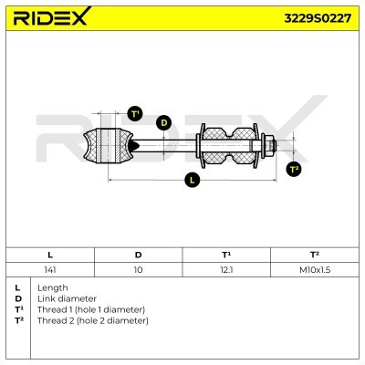 Łącznik Stabilizatora RIDEX 3229S0227 3229S0227 - foto 5