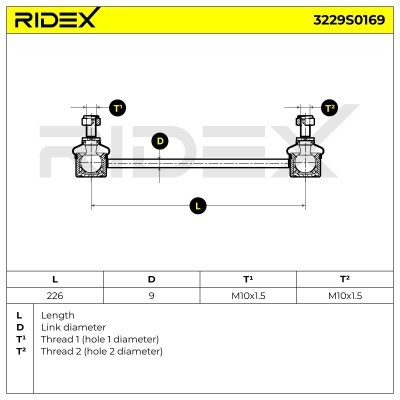 Łącznik Stabilizatora RIDEX 3229S0169 3229S0169 - foto 7
