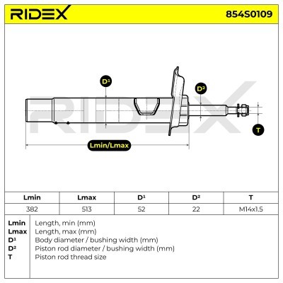 Amortyzator RIDEX 854S0109 854S0109 - foto 6