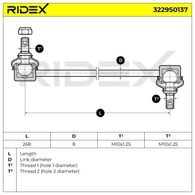 Łącznik Stabilizatora RIDEX 3229S0137 3229S0137 - foto 7