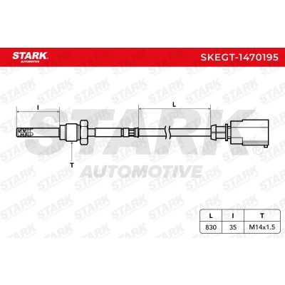 Czujnik temperatury spalin Stark SKEGT-1470195 SKEGT-1470195 - foto 6