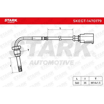 Czujnik temperatury spalin Stark SKEGT-1470179 SKEGT-1470179 - foto 6