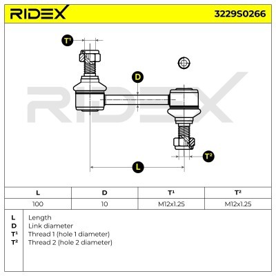 Łącznik Stabilizatora RIDEX 3229S0266 3229S0266 - foto 5