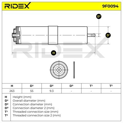 Filtr Paliwa RIDEX 9F0094 9F0094 - foto 5