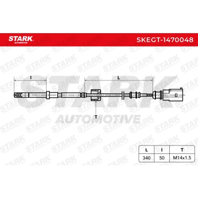 Czujnik temperatury spalin Stark SKEGT-1470048 SKEGT-1470048 - foto 6