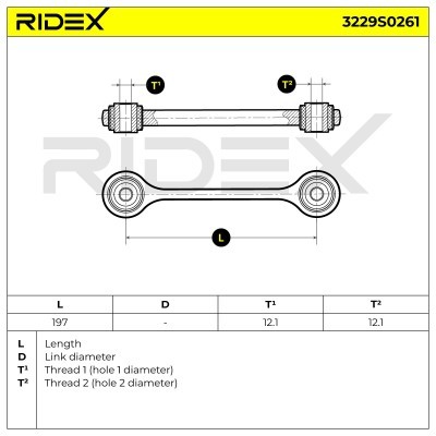 Łącznik Stabilizatora RIDEX 3229S0261 3229S0261 - foto 5