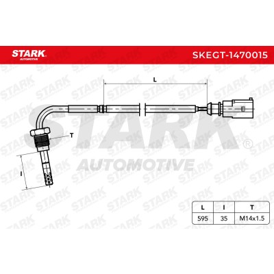 Czujnik temperatury spalin Stark SKEGT-1470015 SKEGT-1470015 - foto 6