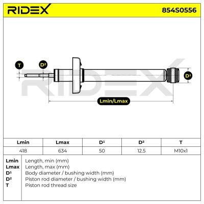 Amortyzator RIDEX 854S0556 854S0556 - foto 9