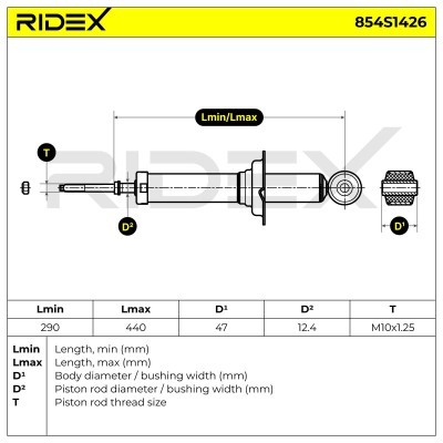 Amortyzator RIDEX 854S1426 854S1426 - foto 4
