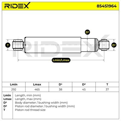 Amortyzator RIDEX 854S1964 854S1964 - foto 5