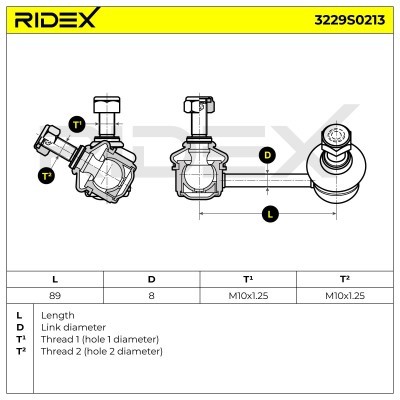 Łącznik Stabilizatora RIDEX 3229S0213 3229S0213 - foto 7
