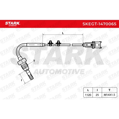 Czujnik temperatury spalin Stark SKEGT-1470065 SKEGT-1470065 - foto 6