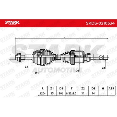 Półoś Napędowa Stark SKDS-0210534 SKDS-0210534 - foto 14