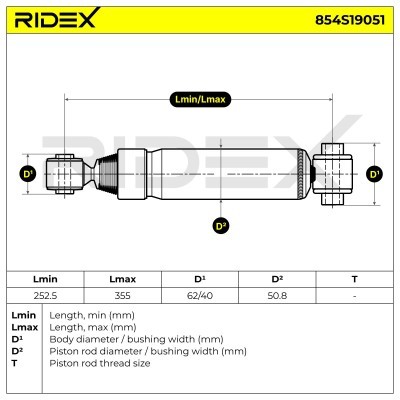 Amortyzator RIDEX 854S19051 854S19051 - foto 8