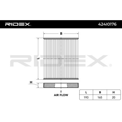 Filtr Kabinowy RIDEX 424I0176 424I0176 - foto 4