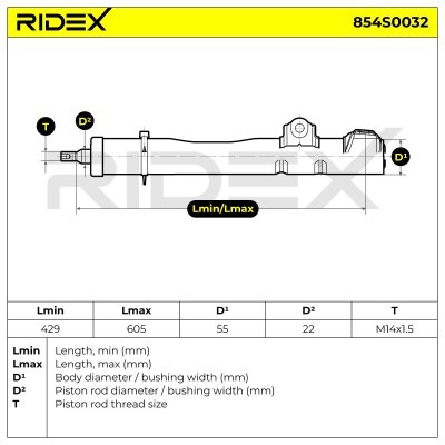 Amortyzator RIDEX 854S0032 854S0032 - foto 6