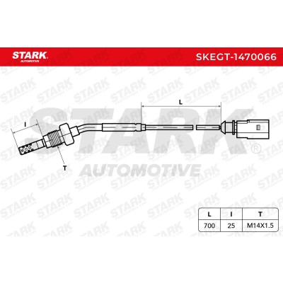 Czujnik temperatury spalin Stark SKEGT-1470066 SKEGT-1470066 - foto 6