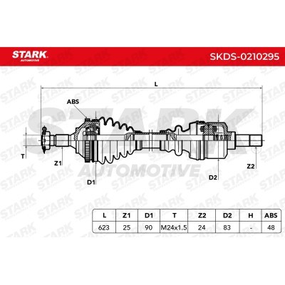 Półoś Napędowa Stark SKDS-0210295 SKDS-0210295 - foto 7