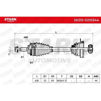 Półoś Napędowa Stark SKDS-0210344 SKDS-0210344 - foto 6